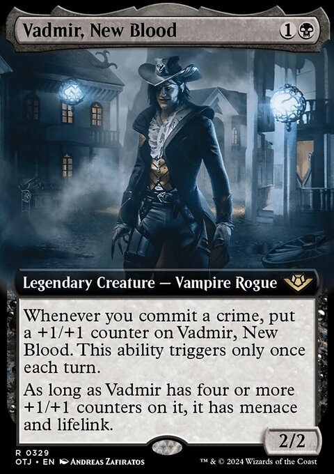 Vadmir, New Blood (Extended Art) [Outlaws of Thunder Junction]