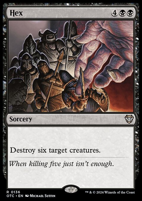 Hex [Outlaws of Thunder Junction Commander]