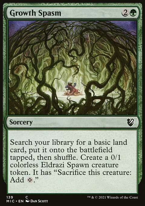 Growth Spasm [Innistrad: Midnight Hunt Commander]