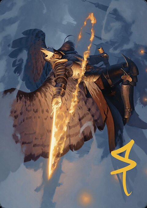 Aurelia's Vindicator Art Card (Gold-Stamped Signature) [Murders at Karlov Manor Art Series]