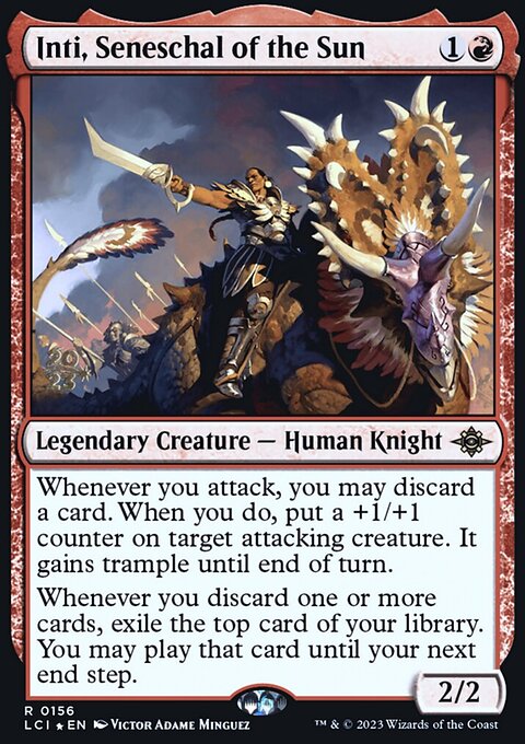 Inti, Seneschal of the Sun [The Lost Caverns of Ixalan Prerelease Cards]