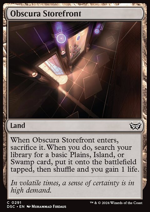 Obscura Storefront [Duskmourn: House of Horror Commander]