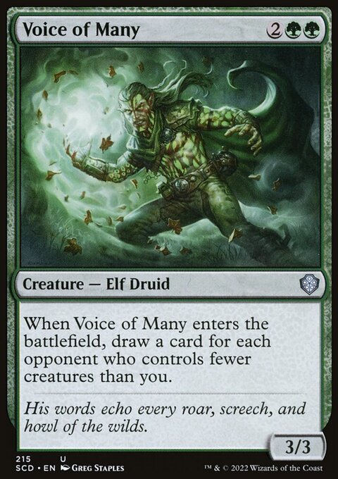 Voice of Many [Starter Commander Decks]