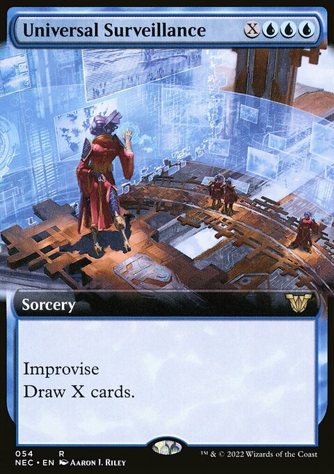 Universal Surveillance (Extended Art) [Kamigawa: Neon Dynasty Commander]