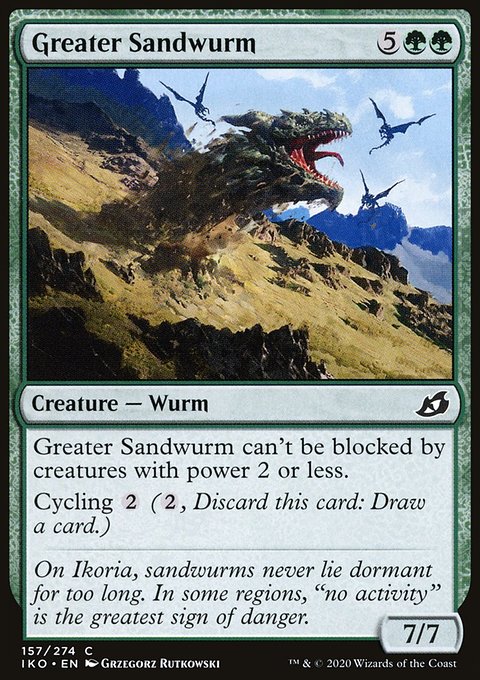 Greater Sandwurm [Ikoria: Lair of Behemoths]