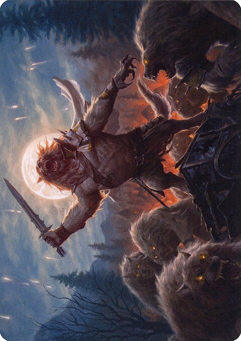 Tovolar, the Midnight Scourge 1 Art Card [Innistrad: Midnight Hunt Art Series]