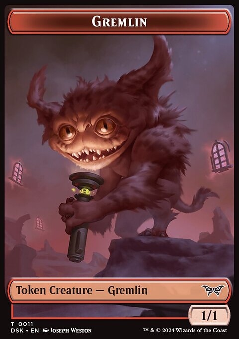 Gremlin Token [Duskmourn: House of Horror Tokens]