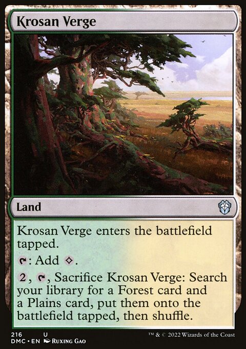 Krosan Verge [Dominaria United Commander]