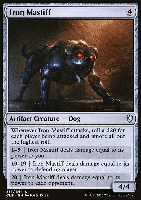 Iron Mastiff [Commander Legends: Battle for Baldur's Gate]