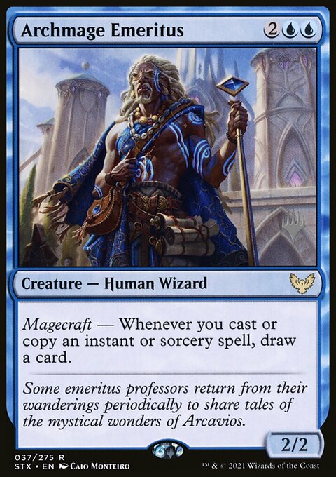 Archmage Emeritus (Promo Pack) [Strixhaven: School of Mages Promos]