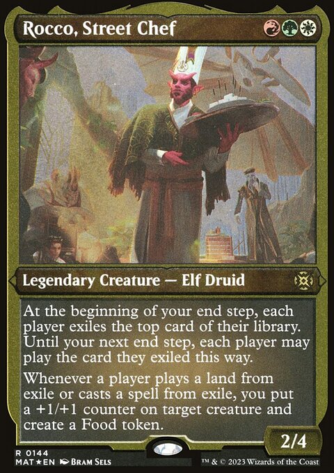 Rocco, Street Chef (Foil Etched) [March of the Machine: The Aftermath]