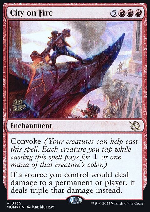 City on Fire [March of the Machine Prerelease Promos]