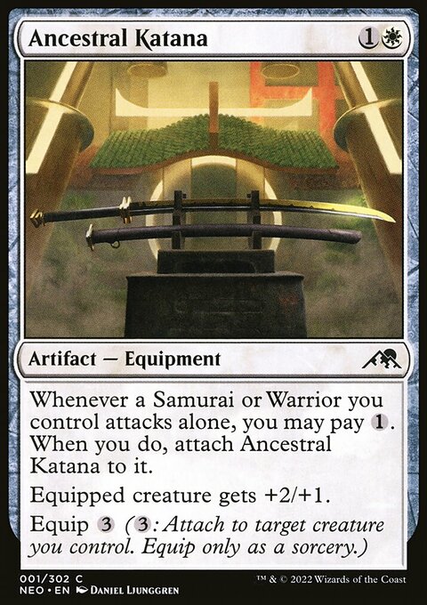 Ancestral Katana [Kamigawa: Neon Dynasty]