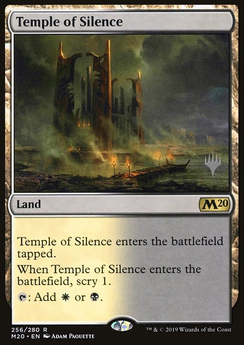 Temple of Silence [Core Set 2020 Prerelease Promos]