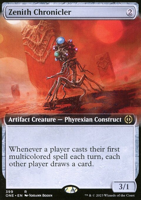 Zenith Chronicler (Extended Art) [Phyrexia: All Will Be One]