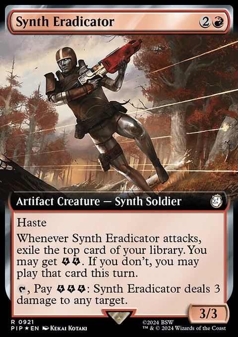 Synth Eradicator (Extended Art) (Surge Foil) [Fallout]