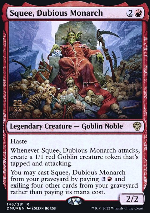 Squee, Dubious Monarch [Dominaria United Prerelease Promos]