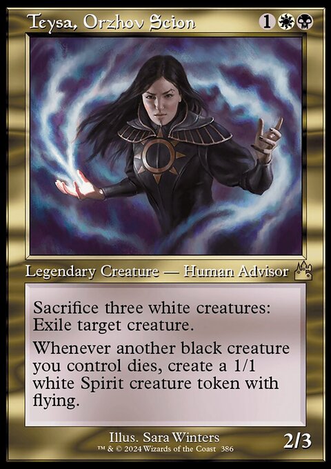 Teysa, Orzhov Scion (Retro) (Serialized) [Ravnica Remastered]