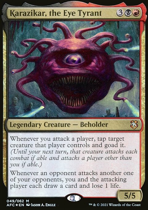 Karazikar, the Eye Tyrant [Dungeons & Dragons: Adventures in the Forgotten Realms Commander]