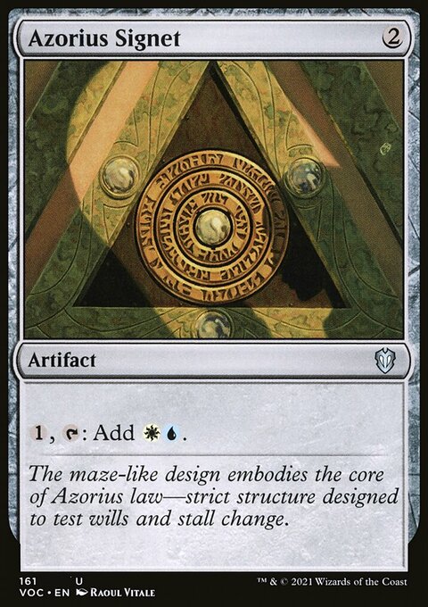 Azorius Signet [Innistrad: Crimson Vow Commander]