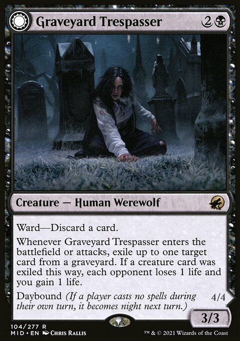 Graveyard Trespasser // Graveyard Glutton [Innistrad: Midnight Hunt]