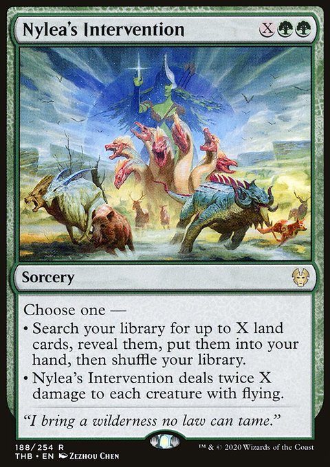 Nylea's Intervention (Promo Pack) [Theros Beyond Death Promos]