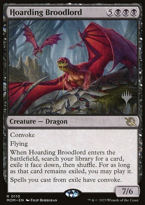 Hoarding Broodlord (Promo Pack) [March of the Machine Promos]