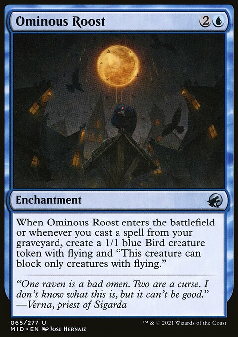 Ominous Roost [Innistrad: Midnight Hunt]