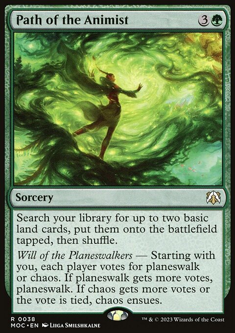 Path of the Animist [March of the Machine Commander]