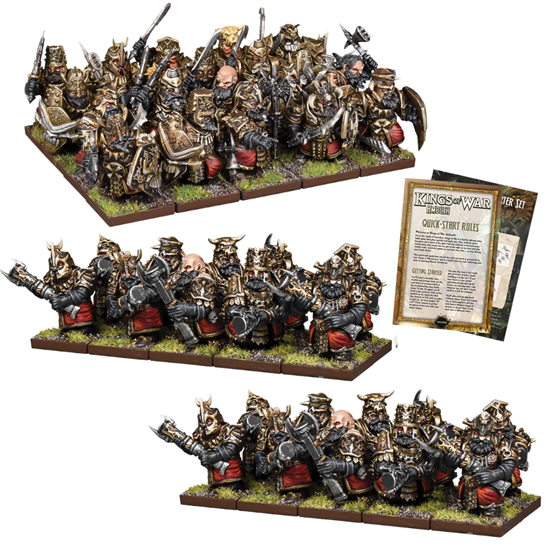 Kings of War - Abyssal Dwarfs Ambush Starter Set