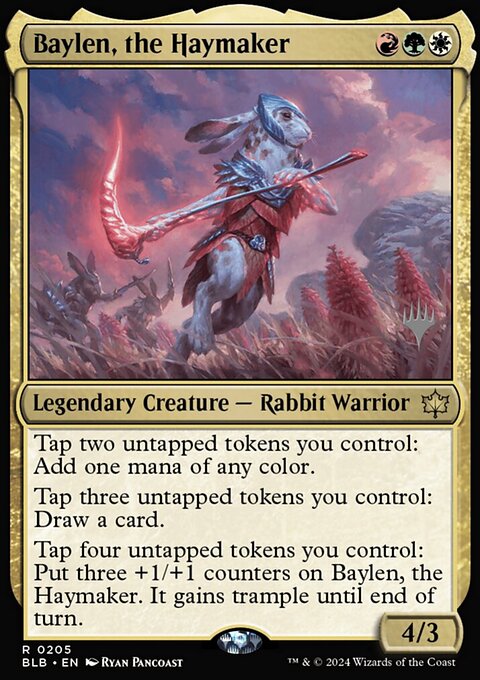 Baylen, the Haymaker [Bloomburrow Prerelease Promos]