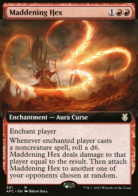 Maddening Hex (Extended Art) [Dungeons & Dragons: Adventures in the Forgotten Realms Commander]