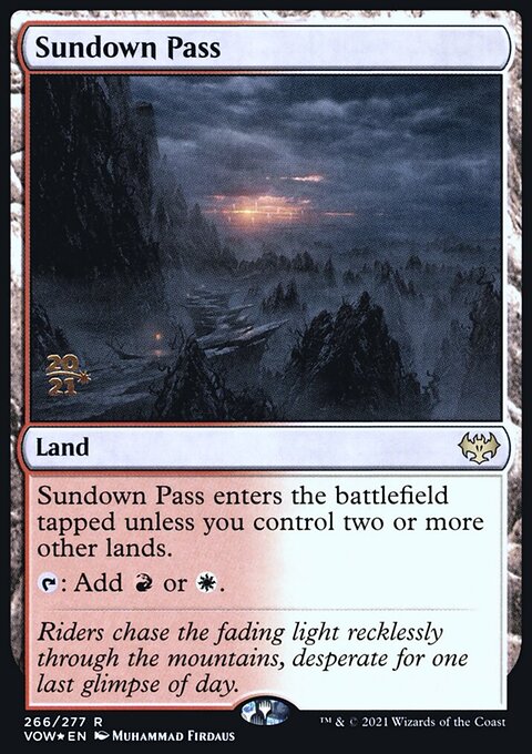 Sundown Pass [Innistrad: Crimson Vow Prerelease Promos]