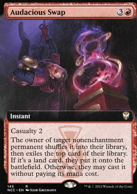 Audacious Swap (Extended Art) [Streets of New Capenna Commander]