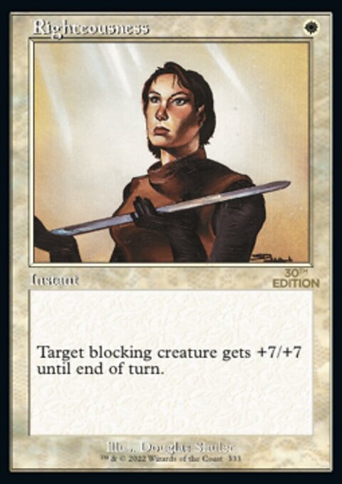 Righteousness (Retro) [30th Anniversary Edition]