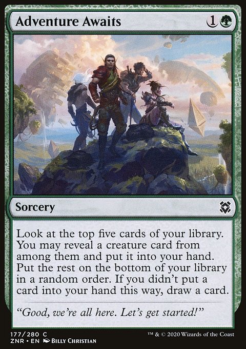 Adventure Awaits [Zendikar Rising]