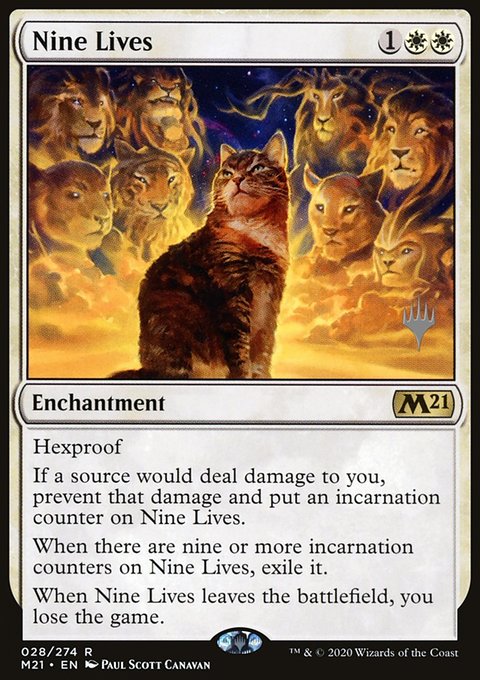 Nine Lives (Promo Pack) [Core Set 2021 Promos]
