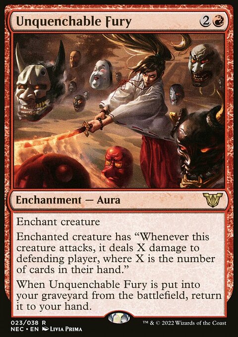 Unquenchable Fury [Kamigawa: Neon Dynasty Commander]