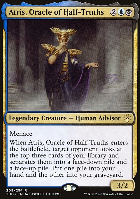 Atris, Oracle of Half-Truths [Theros Beyond Death Prerelease Promos]