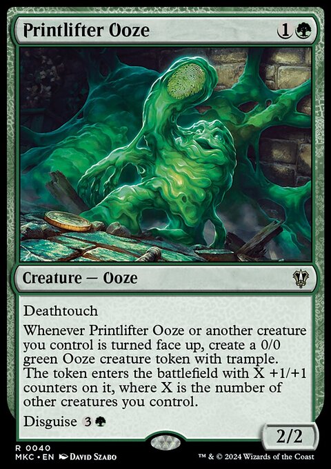 Printlifter Ooze [Murders at Karlov Manor Commander]