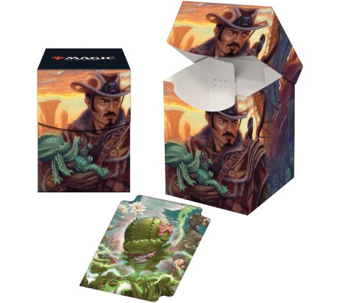 ULTRA PRO 100+ Deck Box for MTG: Outlaws of Thunder Junction - Yuma, Proud Protector