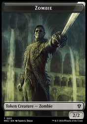City's Blessing // Zombie Double-Sided Token [Murders at Karlov Manor Commander Tokens]