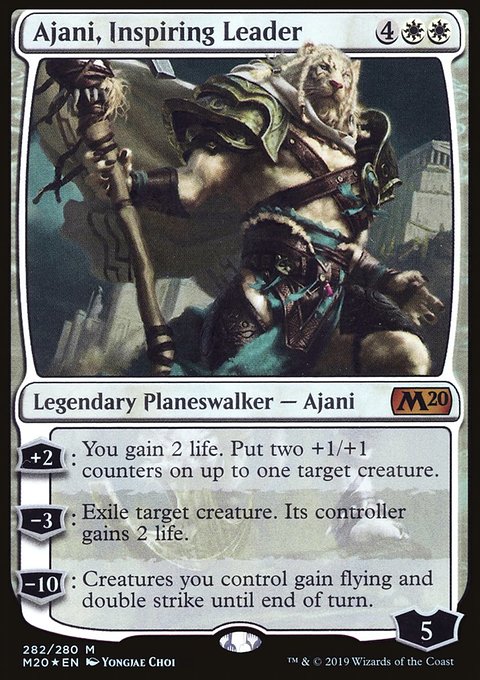 Ajani, Inspiring Leader [Core Set 2020]
