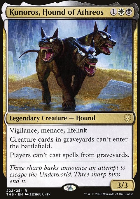Kunoros, Hound of Athreos (Promo Pack) [Theros Beyond Death Promos]