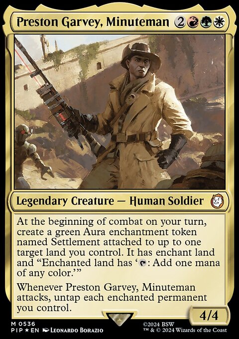 Preston Garvey, Minuteman (Surge Foil) [Fallout]