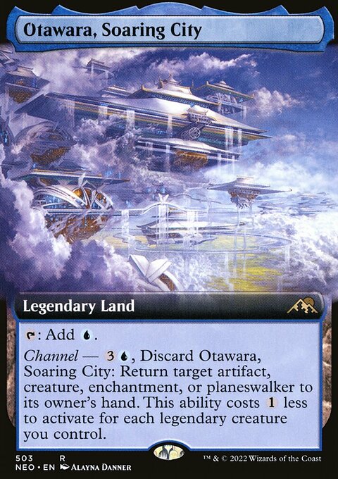 Otawara, Soaring City (Extended Art) [Kamigawa: Neon Dynasty]
