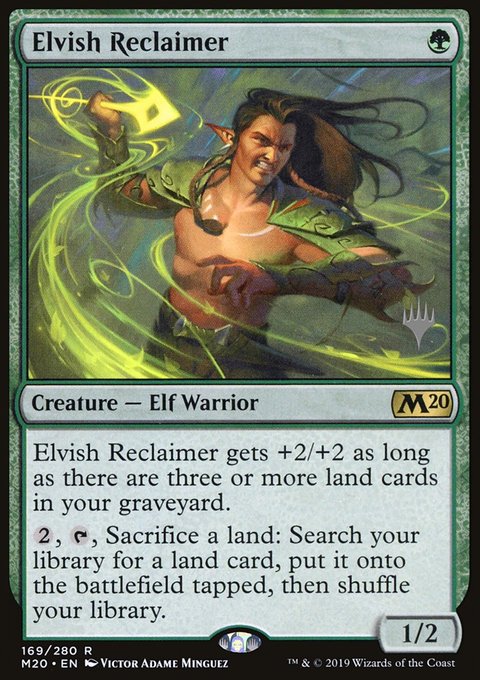 Elvish Reclaimer [Core Set 2020 Prerelease Promos]