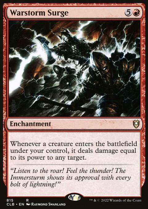 Warstorm Surge [Commander Legends: Battle for Baldur's Gate]