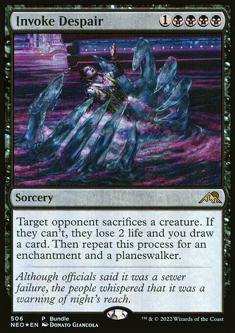Invoke Despair (Bundle) [Kamigawa: Neon Dynasty]