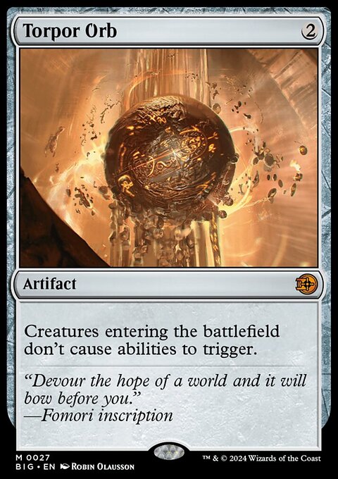 Torpor Orb [Outlaws of Thunder Junction: The Big Score]